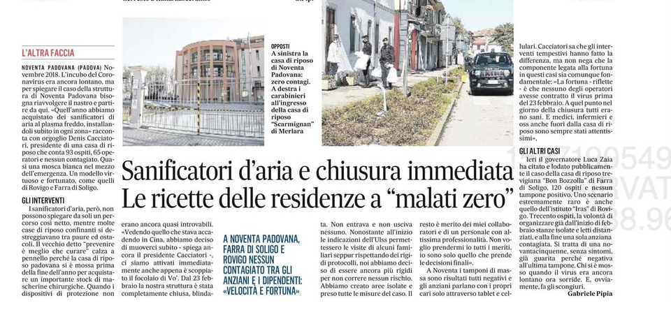 il gazzettino 18 05 2020